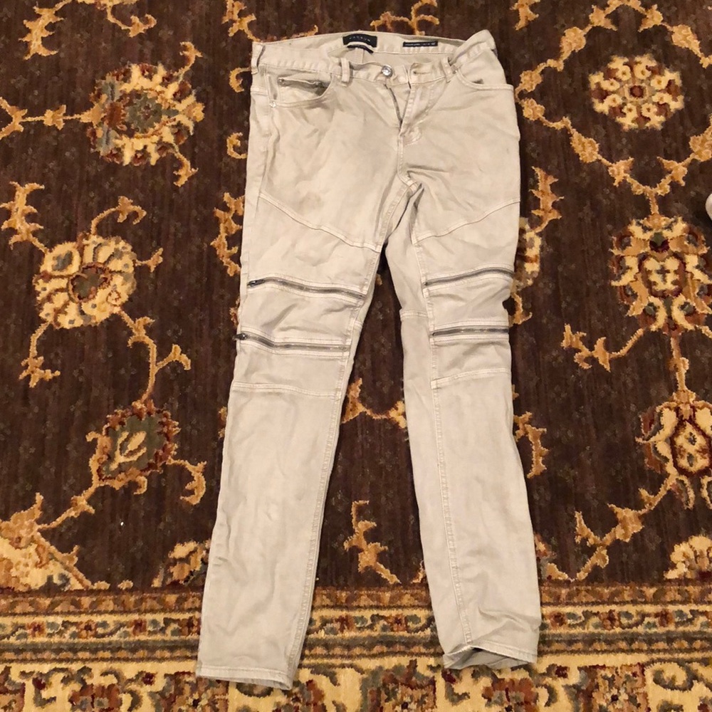 Grey zipper knee pacsun jeans 32x32